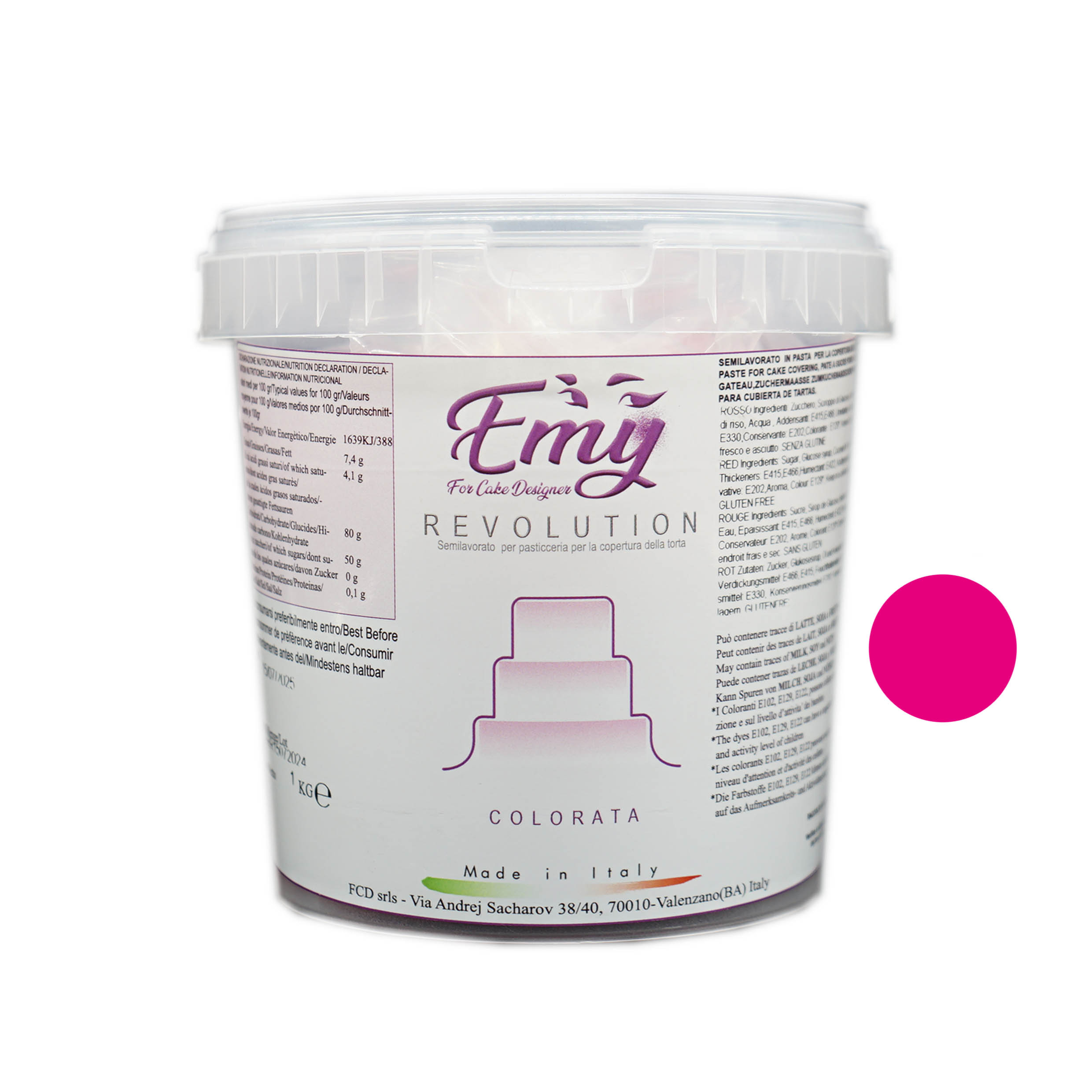  Foto: For Cake Designer - Emy Revolution magenta 1 kg